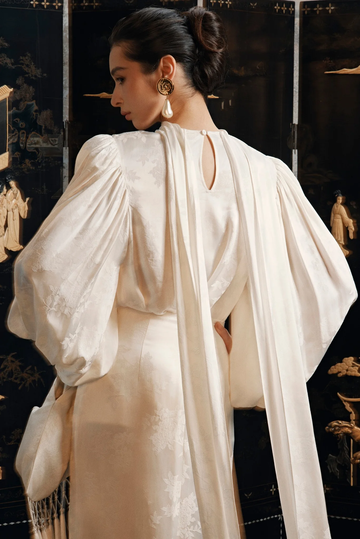 Contour Silk Blouse - Image 4