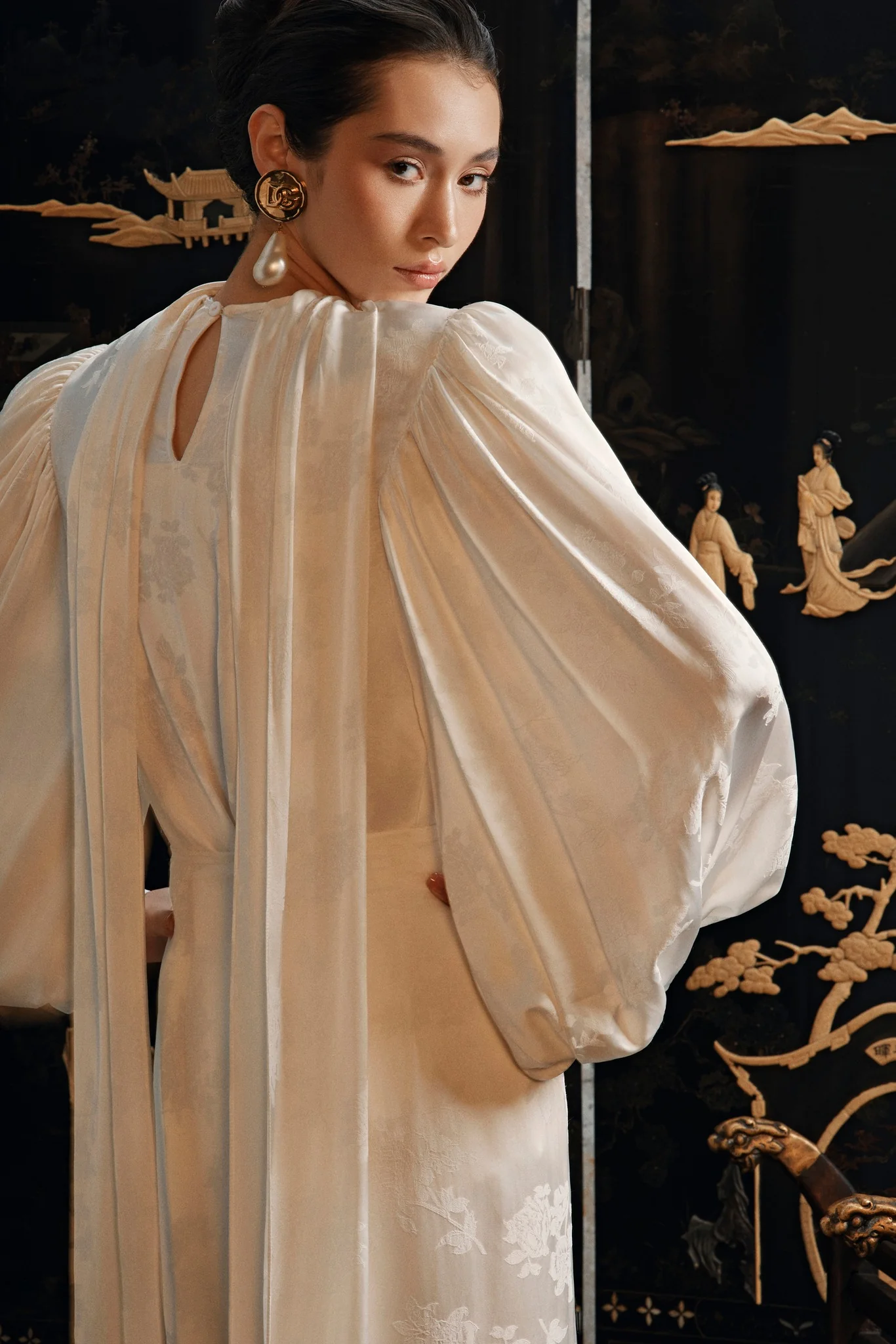 Contour Silk Blouse - Image 6